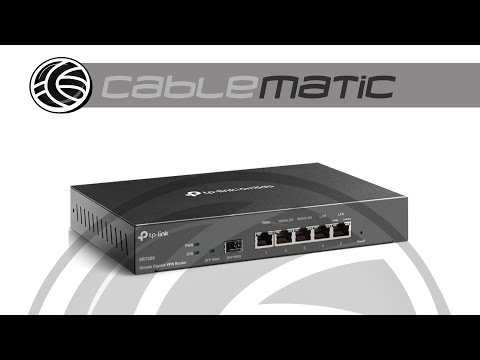 Šakotuvas TP-LINK SafeStream Gigabit Multi-WAN VPN Maršrutizatorius TL-ER7206 10/100/1000 Mbit/s, Ethernet LAN (RJ-45) jungtys 2, 2 Keičiami Gigabit RJ45 WAN/LAN prievadai, 1 × 10/100 RJ4/100 WAN Uostas video