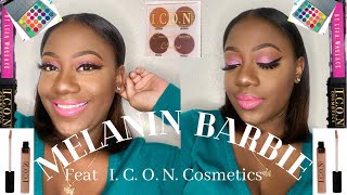 BARBIE MAKEUP | Melanin Barbie Makeup Tutorial | ICON Cosmetics by Lisa Wallace | BEGINNER FRIENDLY