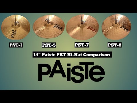 14" Paiste PST Hi-Hats Comparison/Demo!