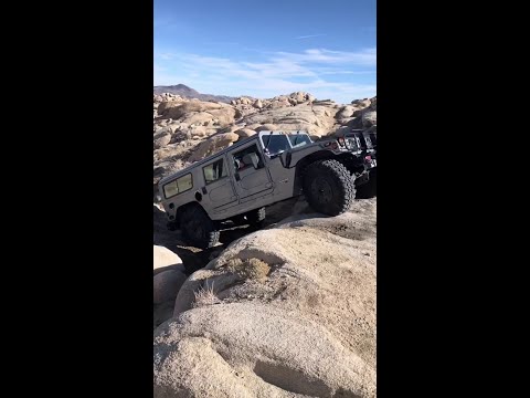 Hummer Stuck Uphill Off Road Rock Crawler #shorts