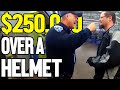 Arrested For Wearing a Helmet in Public - $250,000 Settlement Rejected