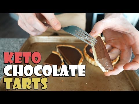 Dark Chocolate Keto Tart | Sugar and Nut Free