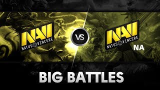 Big battles by Na'Vi vs Na'Vi.NA @ The Summit