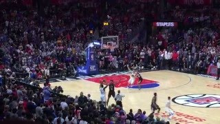 The Final 5.1 Seconds - Warriors 115, Clippers 112 at Staples Center 2/20/16