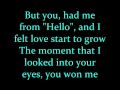 Kenny Chesney You Had Me From Hello Lyrics