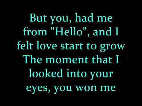 Kenny Chesney You Had Me From Hello Lyrics