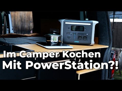 Gas or electricity? INDUCTION cooking with POWERSTATION in your camper