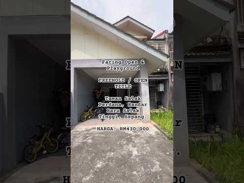 Facing Open & Playground, Double Storey Taman Salak Perdana, Bandar Baru Salak Tinggi, Sepang. video