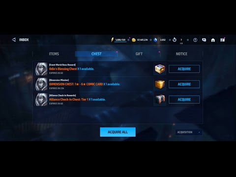 Acquire Odin's blessing from World Boss Event 2023/06/13 - Marvel Future Fight