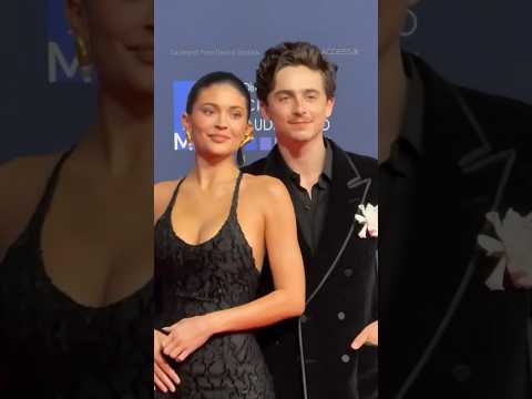 Timothée Chalamet & Kylie Jenner Make Red Carpet Debut As Couple