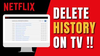 How to Delete Netflix History on TV