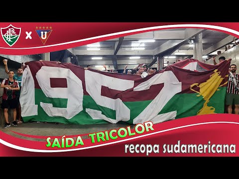 Saída da Bravo 52 | Fluminense Campeão da Recopa 2024 | FLU x LDU