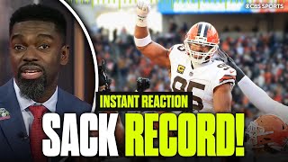Myles Garrett BREAKS NFL single-season sack record as Browns defeat Bengals | NFL Week 18 Recap