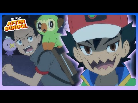 Ash Possessed on the Spectral Express! 👻🚂 Pokémon Ultimate Journeys | Netflix Family