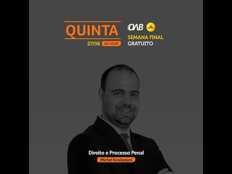 RETA FINAL OAB (PENAL) | XXIX Exame de Ordem - 1ª Fase  | AO VIVO e GRATUITO - 27/06/2019