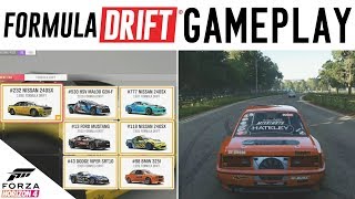Forza Horizon 4 - NEW FORMULA DRIFT CAR-PACK GAMEPLAY!!!! All 7 Formula Drift Cars