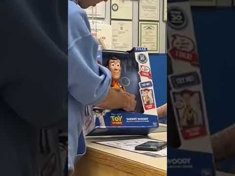 Trying to return a ridiculous woody toy
