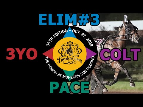 2018 Breeders Crown Elim#3 - This Is The Plan - 3YO Colt Pace