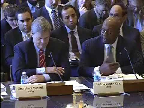 Congressman Crawford questions the exclusion of rice from the Korean Trade Agreement