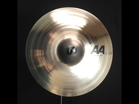 Sabian 16" AA Raw Bell Crash Brilliant - 1004g (video demo) imagen 2