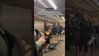 Ed Sheeran (and Jimmy Fallon) surprise performance in a NYC subway #edsheeran #nyc