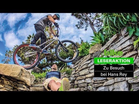BIKE-Leseraktion "Wünsch' Dir was!": Zu Besuch bei MTB-Legende Hans "No Way" Rey in Kalifornien