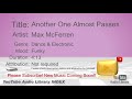 New Free Music 2018 Another One Almost Passes Max McFerren Dance Electronic Funky YouTube Audio Li