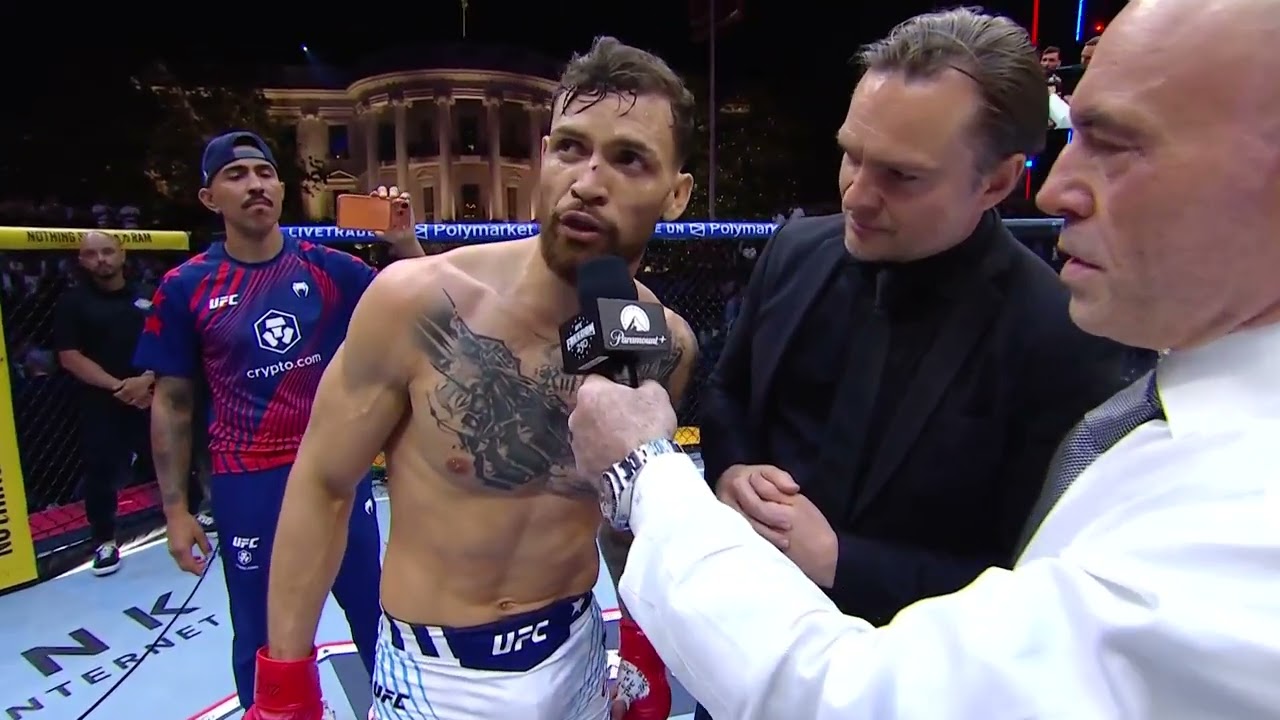 #UFCWhiteHouse Mauricio Ruffy Entrevista Octágono
