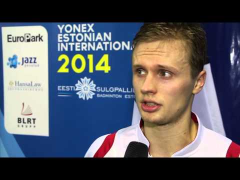 Raul Must (Estonia) 11.01.14 / Yonex Estonian International 2014