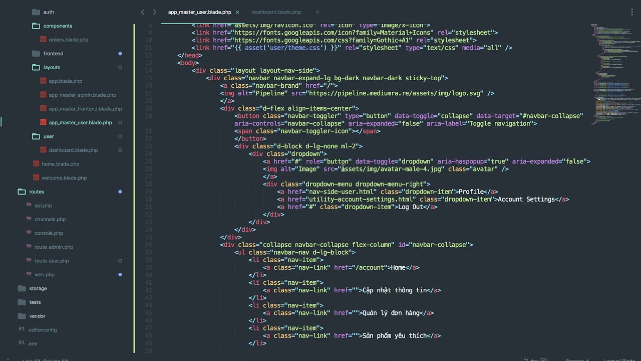 [Seri] - Website đồng hồ - Tạo file master cho user
