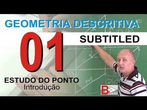 DESCRIPTIVE GEOMETRY - Point Study - Introduction - The Monge method - Subtitled
