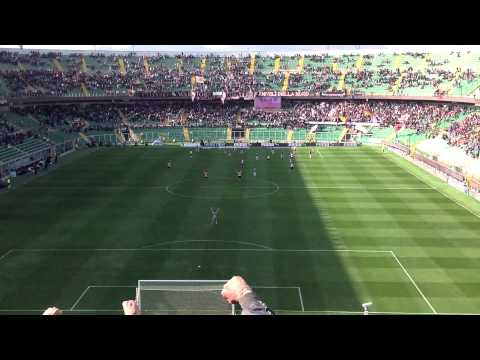 Gol di Vazquez in Palermo - Brescia 2 - 0 del 15 Marzo 2014