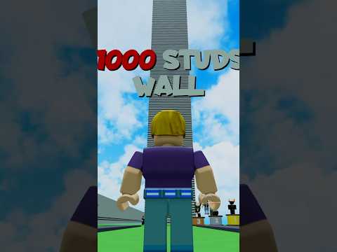 😎1000 studs wall hop in roblox