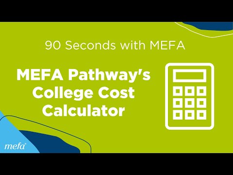 MEFA Pathway’s College Cost Calculator