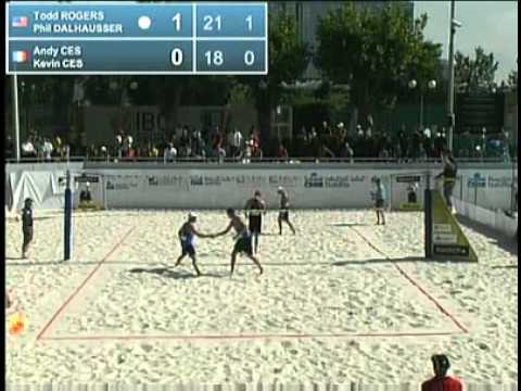 Rogers-Dalhausser [USA]  VS Ces-Cès [FRA] Round2 Prague Open 2011