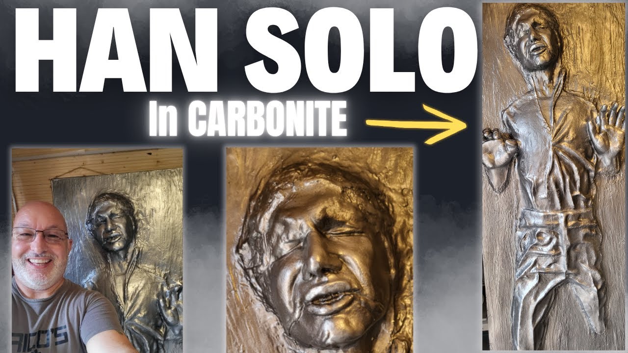 Han Solo In Carbonite Easy Step By Step 3D Printed How To Make Life Size