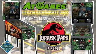 AtGames Announces their Next 4KP Pinball Premium Starter Edition and It's ... Jurassic Park!!