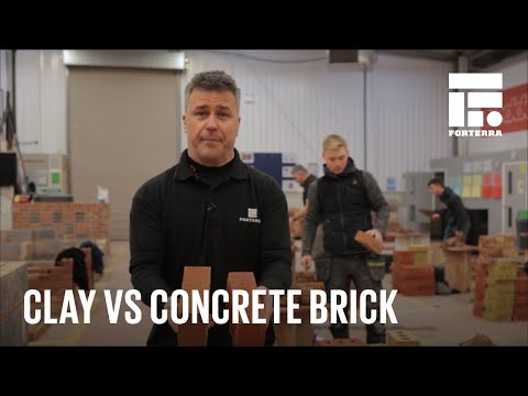 Clay Bricks vs Concrete Bricks  - The Challenge | Forterra