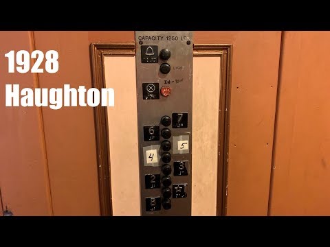 Historic 1928 Gated Haughton Traction Elevator at an Apartment Building in St. Louis