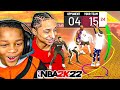 10 YEAR OLD BROTHER PLAYS NBA 2K22 MYPARK! HE SCORED 16 POINTS & STARTED TRASH TALKING