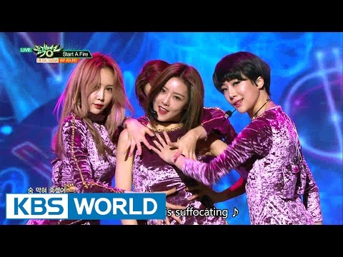 BP RANIA (BP 라니아) - Start A Fire [Music Bank / 2017.01.13]
