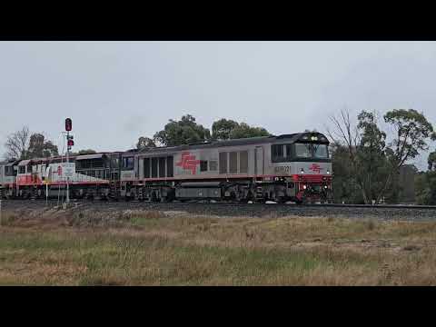 7AM9 SCT intermodal Adelaide to Melbourne, 11.45, 29/6/24, Ararat South VIC
