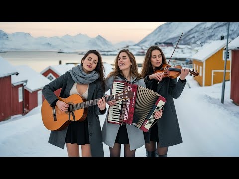 Frozen Harmony Journey | Epic Instrumental Flamenco, Accordion & Violin in a Winter Village