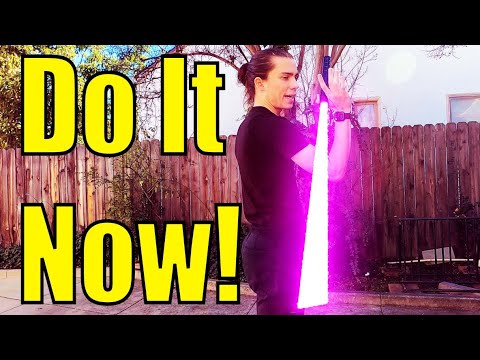 How to spin a lightsaber RIGHT NOW!