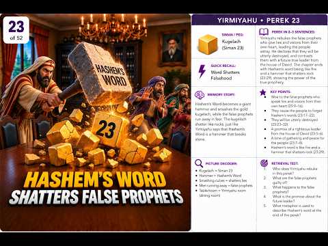 Yirmiyahu (Jeremiah) Perek 23 video thumbnail