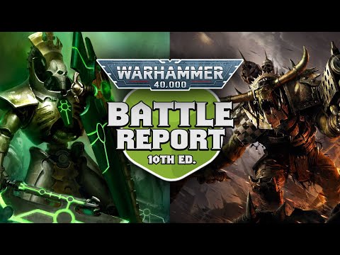 Necrons vs Orks Warhammer 40k 10th Edition Battle Report Ep 43