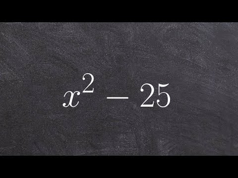 Factoring a binomial using the difference of two squares