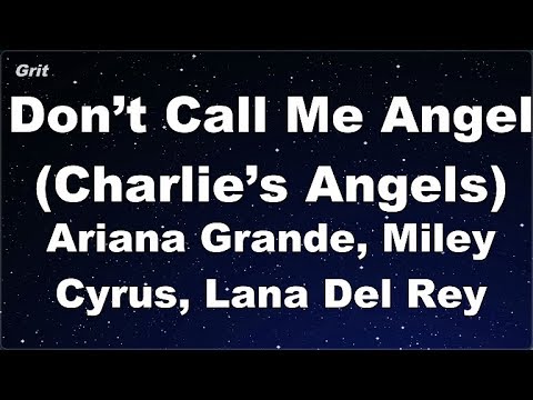 Don’t Call Me Angel  - Ariana Grande, Miley Cyrus, Lana Del Rey Karaoke 【No Guide Melody】