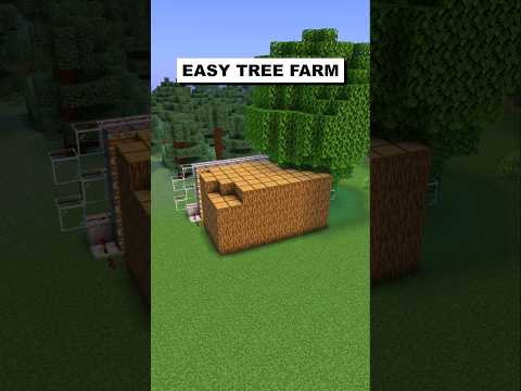 Tree Farm Minecraft 1.21.2 #minecraft #shorts