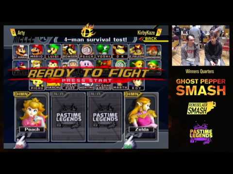 Ghost Pepper Smash: KirbyKaze (Sheik) vs Arty (Peach)